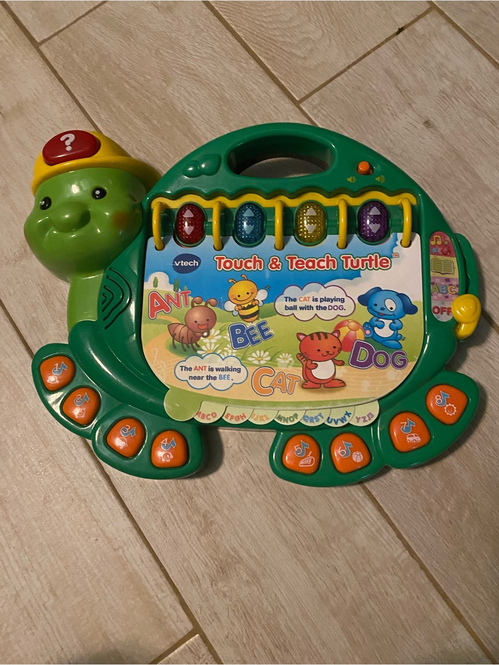 🌟 2/$15 VTech Touch & Teach Turtle - Green Interactive Learning Toy